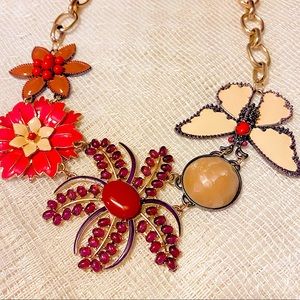 Stella & Dot rare 2009 Garden Party necklace gold